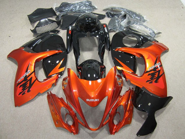 Abs Carenagem Moto GSXR 1300 Hayabusa 08-19 - Laranja Preto Abs Carenagem Moto GSXR 1300 Hayabusa 08-19 - Laranja Preto
