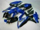 Abs Kit Carenagem & Plásticos Moto GSXR 600 / 750 K8 08-10 - Azul Preto Abs Kit Carenagem & Plásticos Moto GSXR 600 / 750 K8 08-10 - Azul Preto