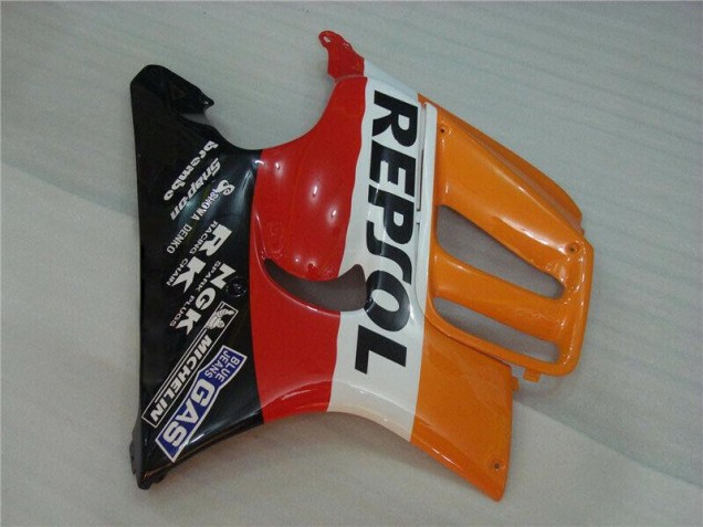 Abs Kit Completos Carenagem Moto CBR 600 F3 95-98 - Preto Laranja Repsol Abs Kit Completos Carenagem Moto CBR 600 F3 95-98 - Preto Laranja Repsol
