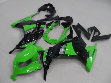 Abs Kit Completos Carenagem Moto ZX 300R 13-16 - Preto Verde