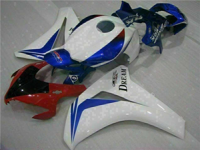 Abs Kits Carenagem Moto CBR 1000RR 08-11 - Branco Azul Abs Kits Carenagem Moto CBR 1000RR 08-11 - Branco Azul