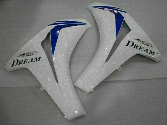 Abs Kits Carenagem Moto CBR 1000RR 08-11 - Branco Azul Abs Kits Carenagem Moto CBR 1000RR 08-11 - Branco Azul
