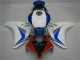 Abs Kits Carenagem Moto CBR 1000RR 08-11 - Branco Azul Abs Kits Carenagem Moto CBR 1000RR 08-11 - Branco Azul