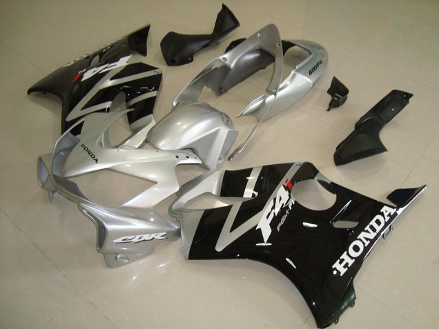 Abs Kits Carenagem Moto CBR 600 F4i 04-07 - Preto Prata Abs Kits Carenagem Moto CBR 600 F4i 04-07 - Preto Prata