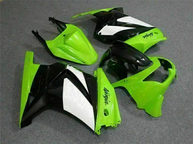 Abs Kits Carenagem Moto EX250 08-12 - Verde Preto Ninja Abs Kits Carenagem Moto EX250 08-12 - Verde Preto Ninja