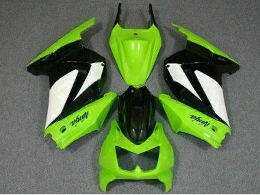 Abs Kits Carenagem Moto EX250 08-12 - Verde Preto Ninja