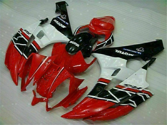 Abs Kits Carenagem Moto R6 06-07 - Vermelho Branco