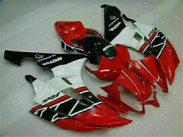 Abs Kits Carenagem Moto R6 06-07 - Vermelho Branco