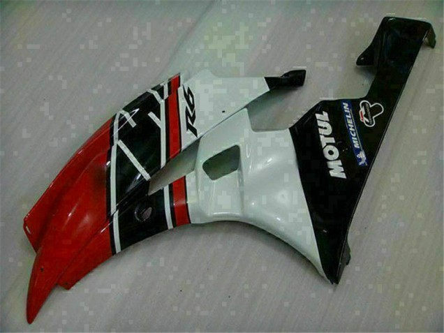 Abs Kits Carenagem Moto R6 06-07 - Vermelho Branco