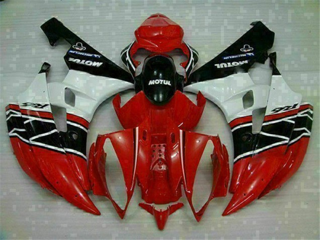Abs Kits Carenagem Moto R6 06-07 - Vermelho Branco