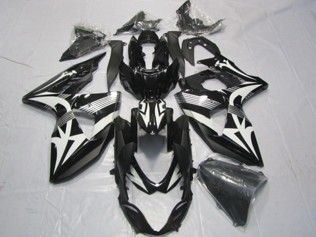 Abs Kits Completos Carenagem Moto GSXR 1000 K9 09-16 - Preto Branco Abs Kits Completos Carenagem Moto GSXR 1000 K9 09-16 - Preto Branco