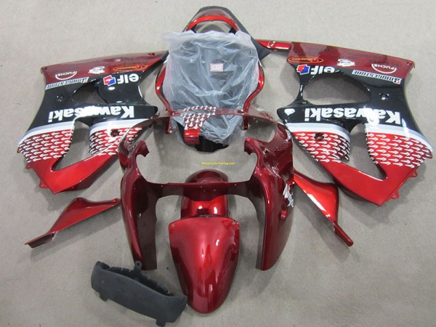 Abs Kits Completos Carenagem Moto ZX6R 00-02 - Vermelho Abs Kits Completos Carenagem Moto ZX6R 00-02 - Vermelho