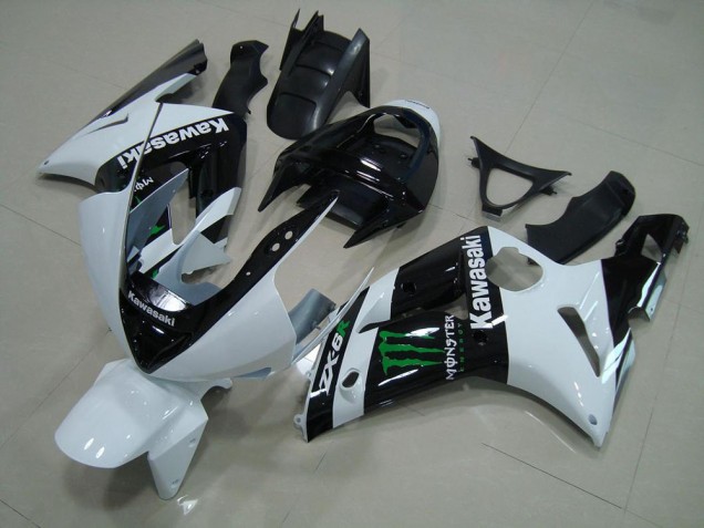 Abs Kits Completos Carenagem Moto ZX6R 05-06 - Branco Monster