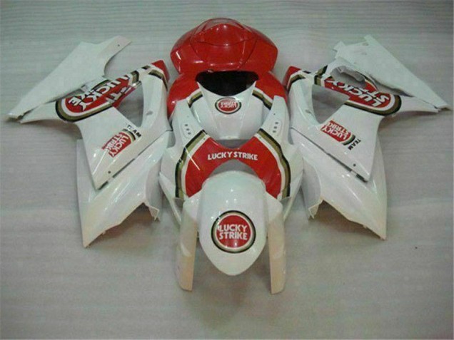 Abs Moto Plástico GSXR 1000 K7 07-08 - Vermelho Branco Abs Moto Plástico GSXR 1000 K7 07-08 - Vermelho Branco