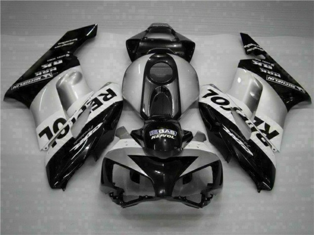 Abs Moto Plásticos CBR 1000RR 04-05 - Preto Prata Repsol