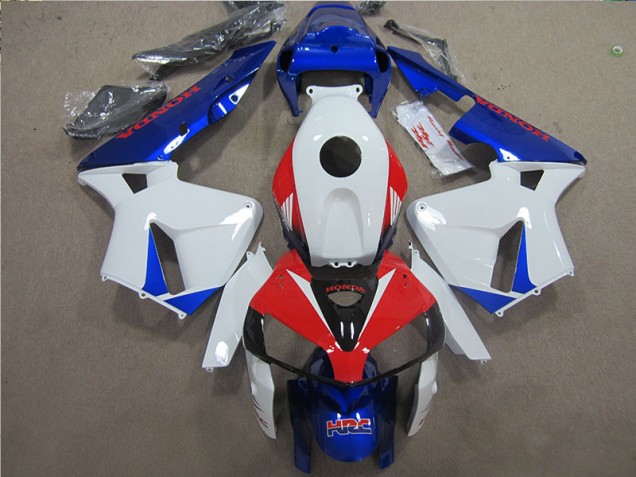Abs Moto Plásticos CBR 600RR 05-06 - Branco Azul Vermelho HRC Abs Moto Plásticos CBR 600RR 05-06 - Branco Azul Vermelho HRC
