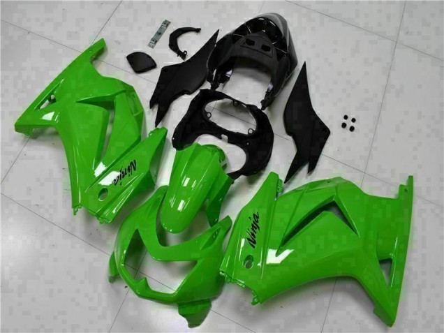 Abs Moto Plásticos EX250 08-12 - Verde Preto Ninja Abs Moto Plásticos EX250 08-12 - Verde Preto Ninja