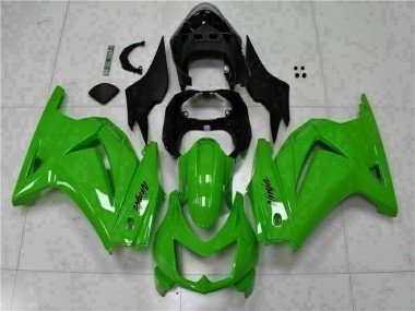 Abs Moto Plásticos EX250 08-12 - Verde Preto Ninja