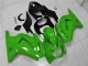 Abs Moto Plásticos EX250 08-12 - Verde Preto Ninja Abs Moto Plásticos EX250 08-12 - Verde Preto Ninja