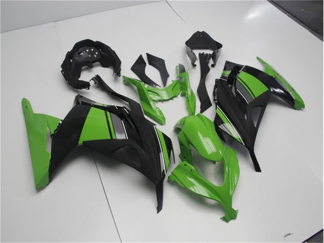 Abs Moto Plásticos EX300 13-16 - Verde Preto Abs Moto Plásticos EX300 13-16 - Verde Preto