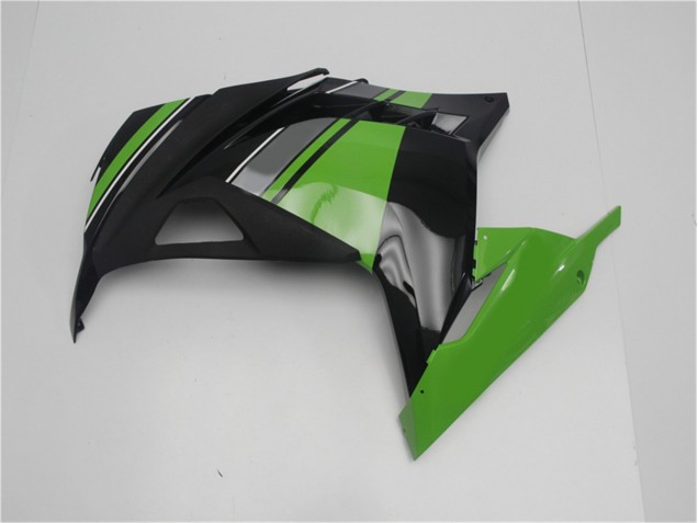 Abs Moto Plásticos EX300 13-16 - Verde Preto Abs Moto Plásticos EX300 13-16 - Verde Preto