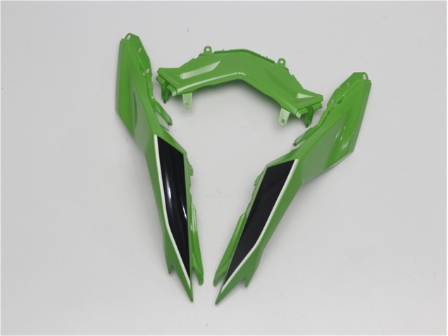 Abs Moto Plásticos EX300 13-16 - Verde Preto Abs Moto Plásticos EX300 13-16 - Verde Preto