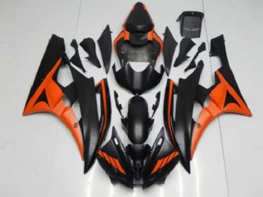 Abs Moto Plásticos R6 06-07 - Laranja Preto