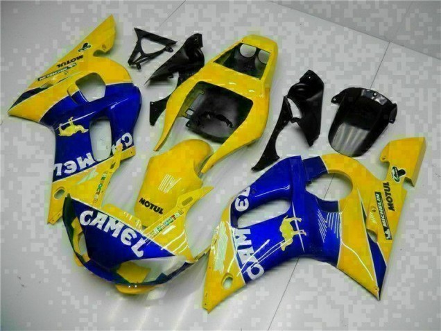 Abs Moto Plásticos R6 98-02 - Amarelo Azul Abs Moto Plásticos R6 98-02 - Amarelo Azul