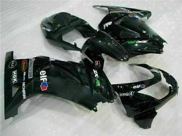 Abs Motocicleta Plástico EX250 08-12 - Preto Abs Motocicleta Plástico EX250 08-12 - Preto