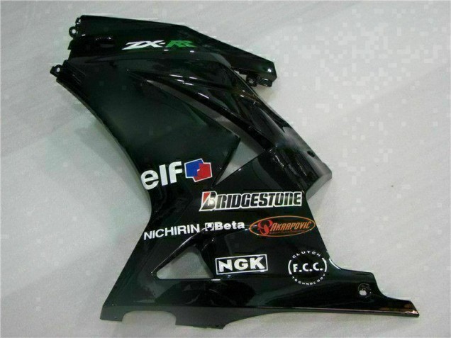 Abs Motocicleta Plástico EX250 08-12 - Preto Abs Motocicleta Plástico EX250 08-12 - Preto