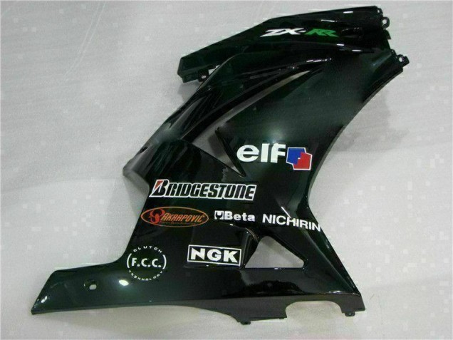 Abs Motocicleta Plástico EX250 08-12 - Preto Abs Motocicleta Plástico EX250 08-12 - Preto