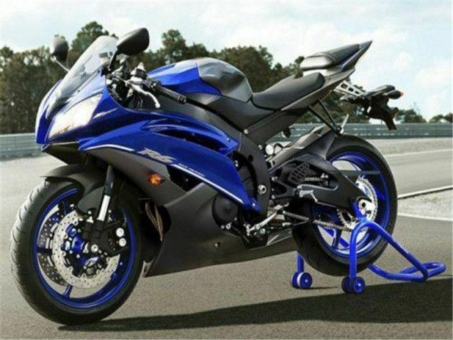 Abs Motocicleta Plástico R6 06-07 - Azul Preto Abs Motocicleta Plástico R6 06-07 - Azul Preto