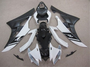 Abs Motocicleta Plástico R6 06-07 - Branco Preto