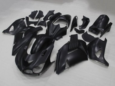 Abs Motocicleta Plástico ZX14R ZZR 1400 06-11 - Preto Fosco