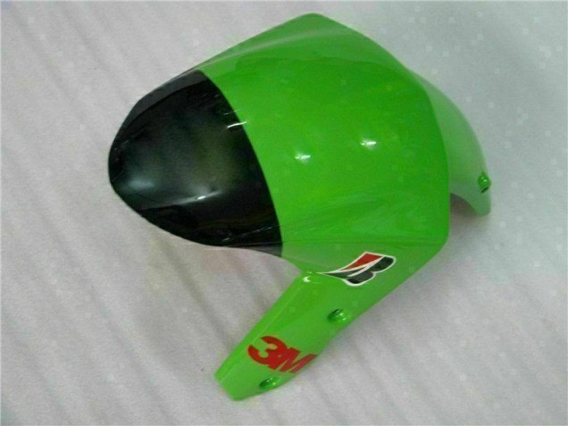 Abs Motocicleta Plástico ZX6R 09-12 - Verde Preto Abs Motocicleta Plástico ZX6R 09-12 - Verde Preto