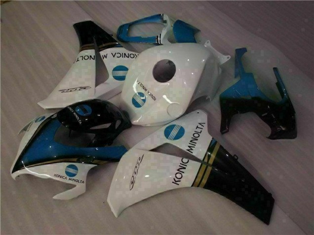 Abs Motocicleta Plásticos CBR 1000RR 08-11 - Branco Azul Abs Motocicleta Plásticos CBR 1000RR 08-11 - Branco Azul