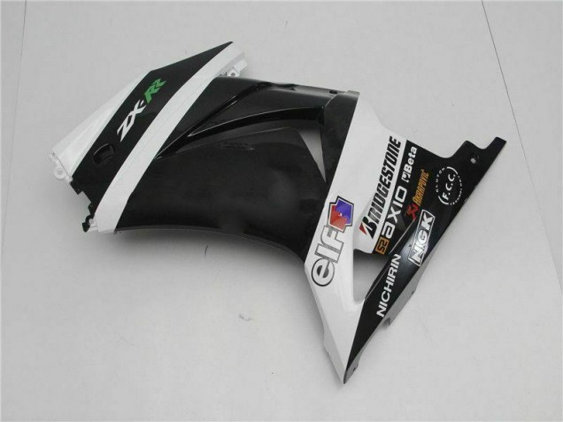 Abs Motocicleta Plásticos EX250 08-12 - Preto Abs Motocicleta Plásticos EX250 08-12 - Preto