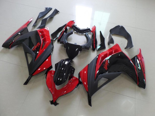 Abs Motocicleta Plásticos ZX 300R 13-16 - Vermelho Preto Abs Motocicleta Plásticos ZX 300R 13-16 - Vermelho Preto