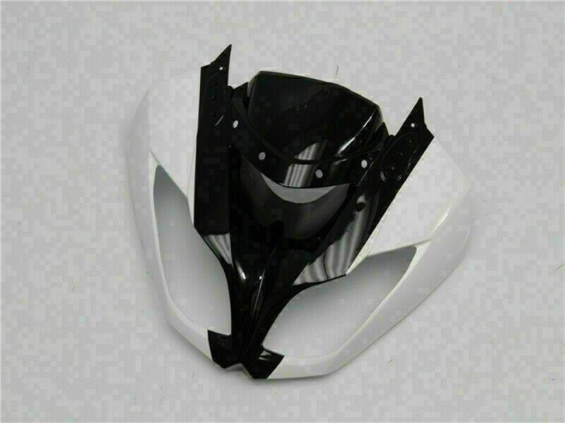 Abs Motocicleta Plásticos ZX6R 09-12 - Branco Preto Abs Motocicleta Plásticos ZX6R 09-12 - Branco Preto