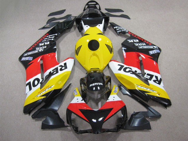 Carenagem Moto CBR 1000RR 04-05 - Amarelo Vermelho Repsol Carenagem Moto CBR 1000RR 04-05 - Amarelo Vermelho Repsol