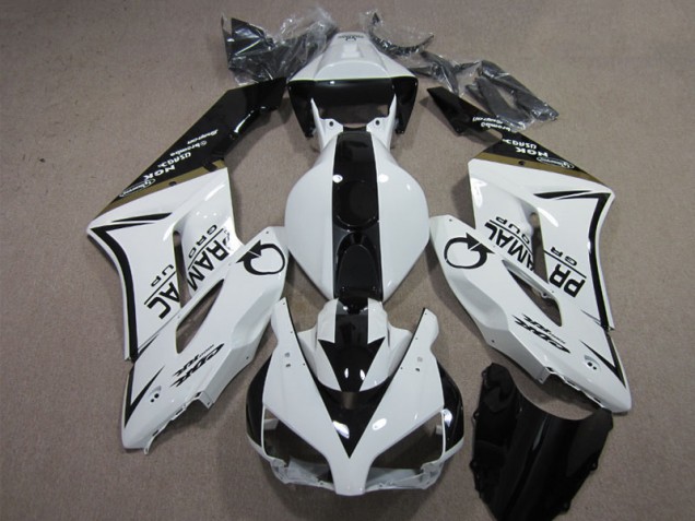 Carenagem Moto CBR 1000RR 04-05 - Branco Preto PRAMAC