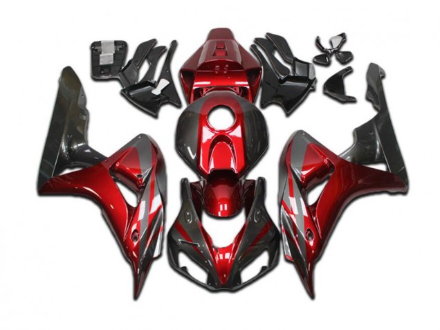 Carenagem Moto CBR 1000RR 04-05 - Doce Vermelho Cinzento Preto