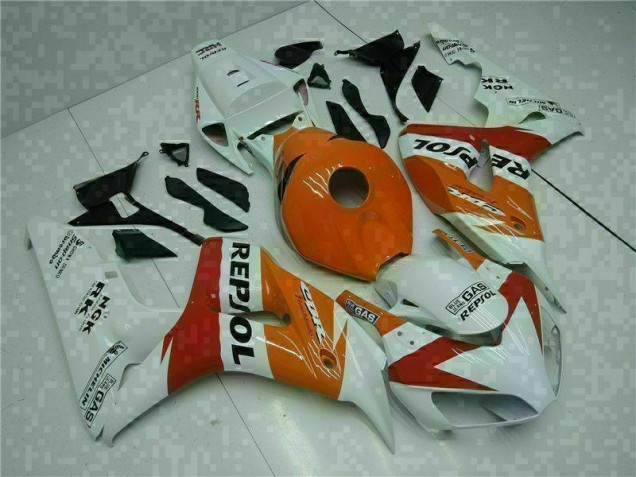 Carenagem Moto CBR 1000RR 04-05 - Laranja Branco Repsol