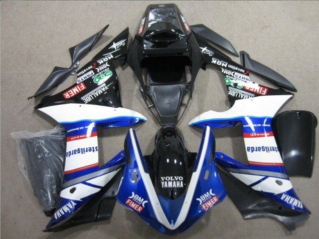 Carenagem Moto CBR 1000RR 04-05 - Preto Branco Azul Sterilgarda Volvo Carenagem Moto CBR 1000RR 04-05 - Preto Branco Azul Sterilgarda Volvo