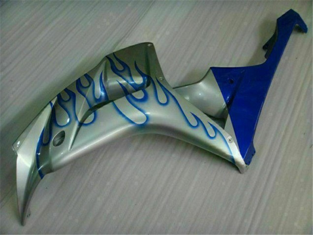 Carenagem Moto CBR 1000RR 06-07 - Azul Chama Prata Carenagem Moto CBR 1000RR 06-07 - Azul Chama Prata