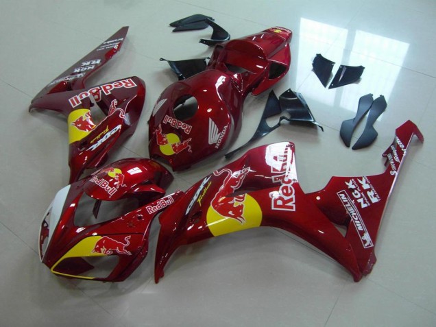 Carenagem Moto CBR 1000RR 06-07 - Doce Vermelho Red Bull