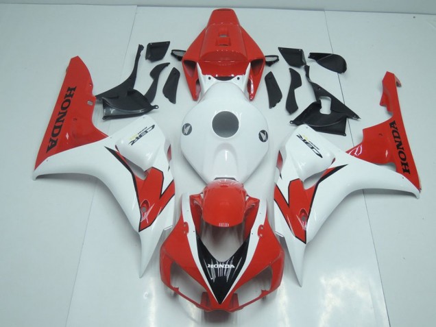 Carenagem Moto CBR 1000RR 06-07 - Laranja Vermelho & Branco