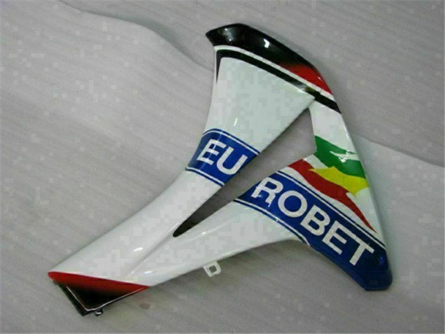 Carenagem Moto CBR 1000RR 08-11 - Branco Azul Vermelho Eurobet Lee
