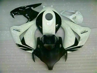 Carenagem Moto CBR 1000RR 08-11 - Branco Preto