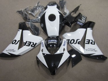 Carenagem Moto CBR 1000RR 08-11 - Branco Preto Repsol